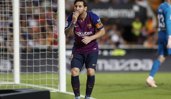 برشلونة يتعثر أمام فالنسيا بالتعادل